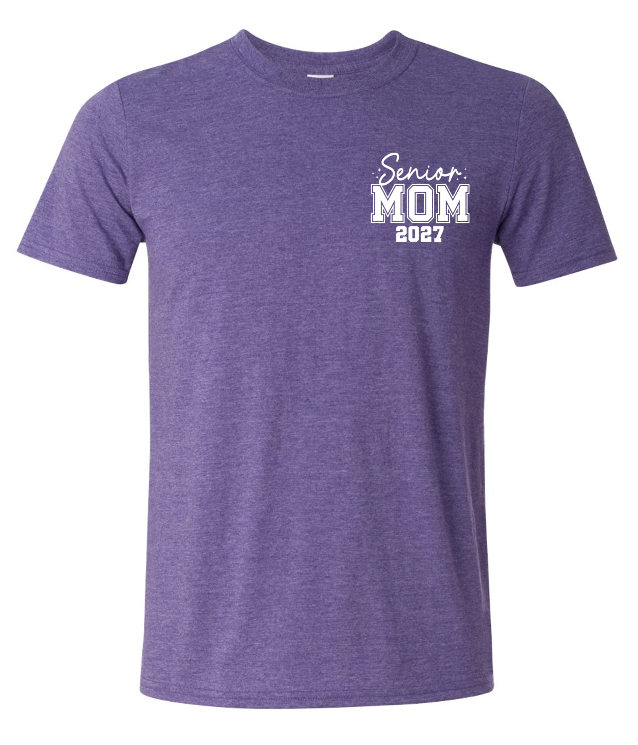 Senior Mom Short Sleeve T-Shirt with FIRST NAME