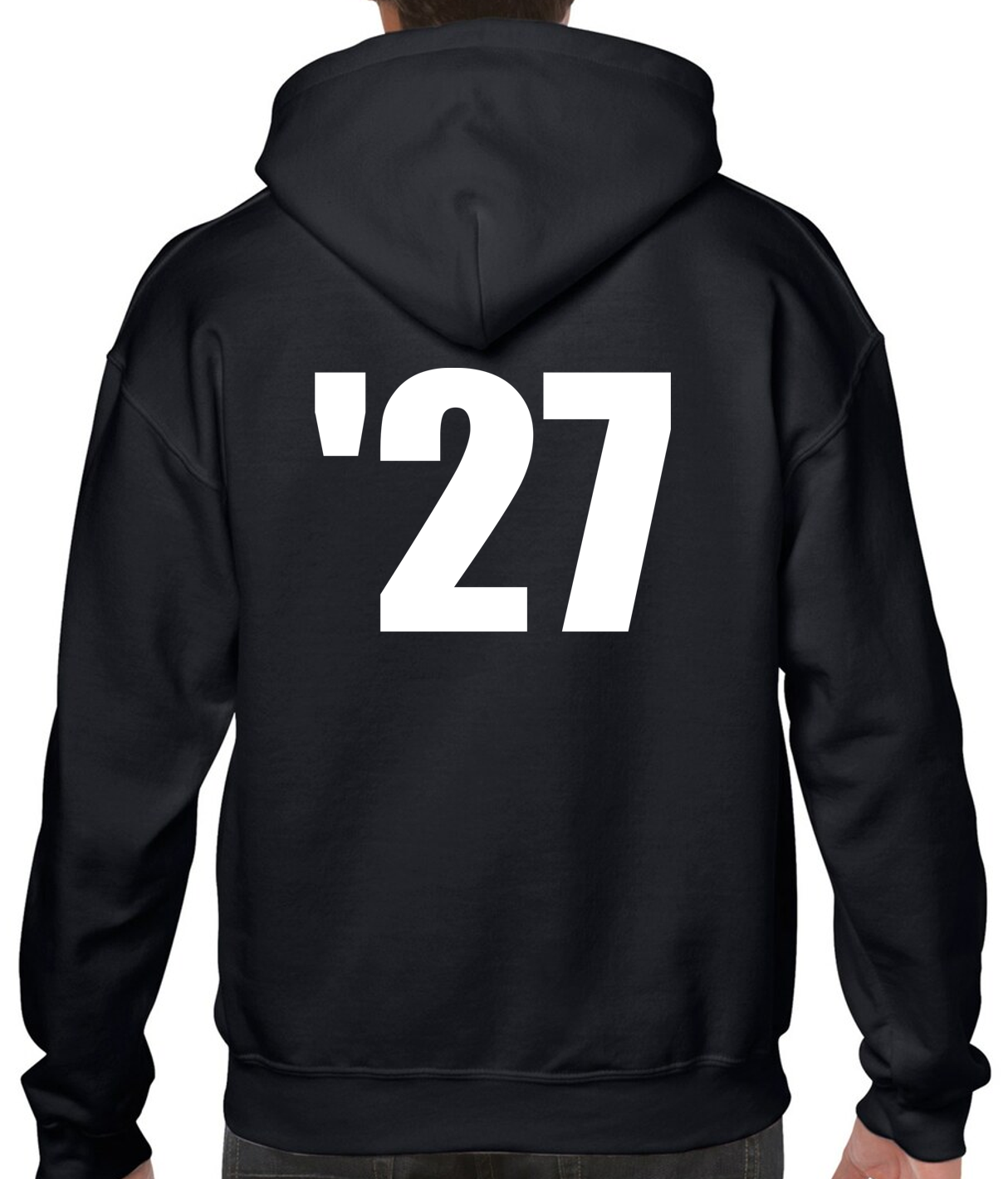 Senior Black Hoodie Sweatshirt with NO LAST NAME