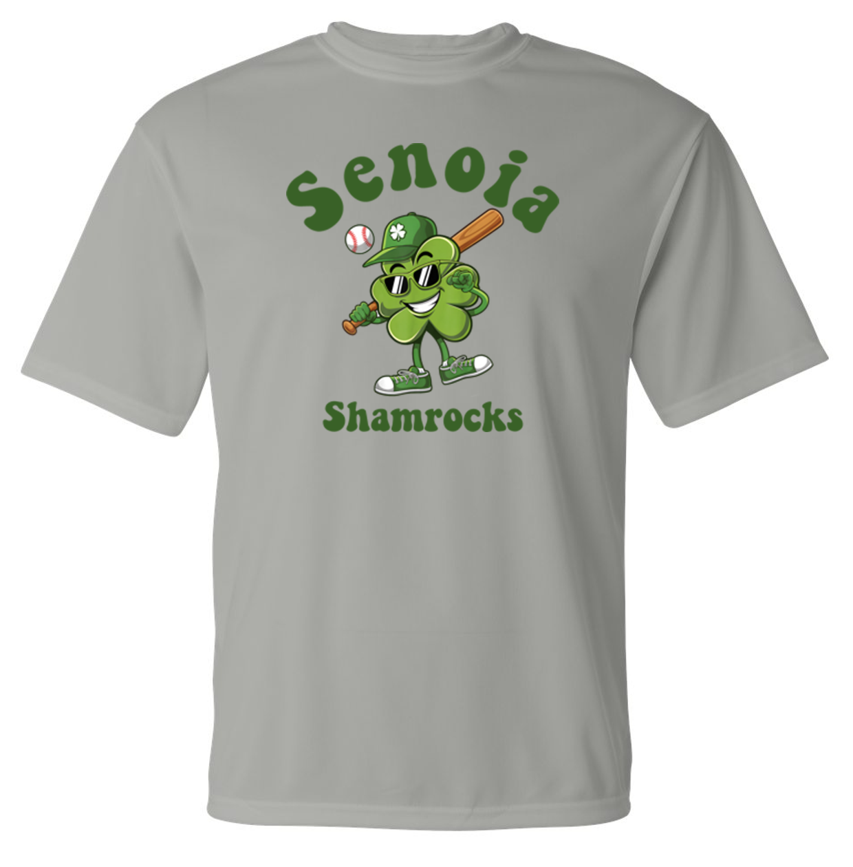 Senoia Shamrock Baseball Short Sleeve Dri-fit T-shirts