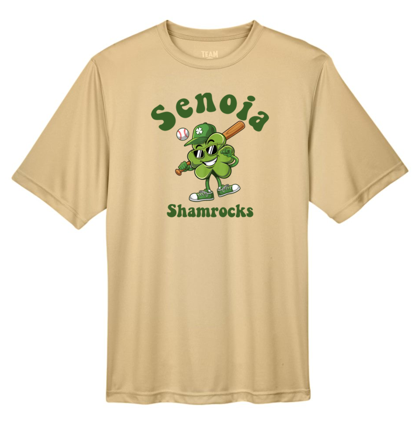 Senoia Shamrock Baseball Short Sleeve Dri-fit T-shirts