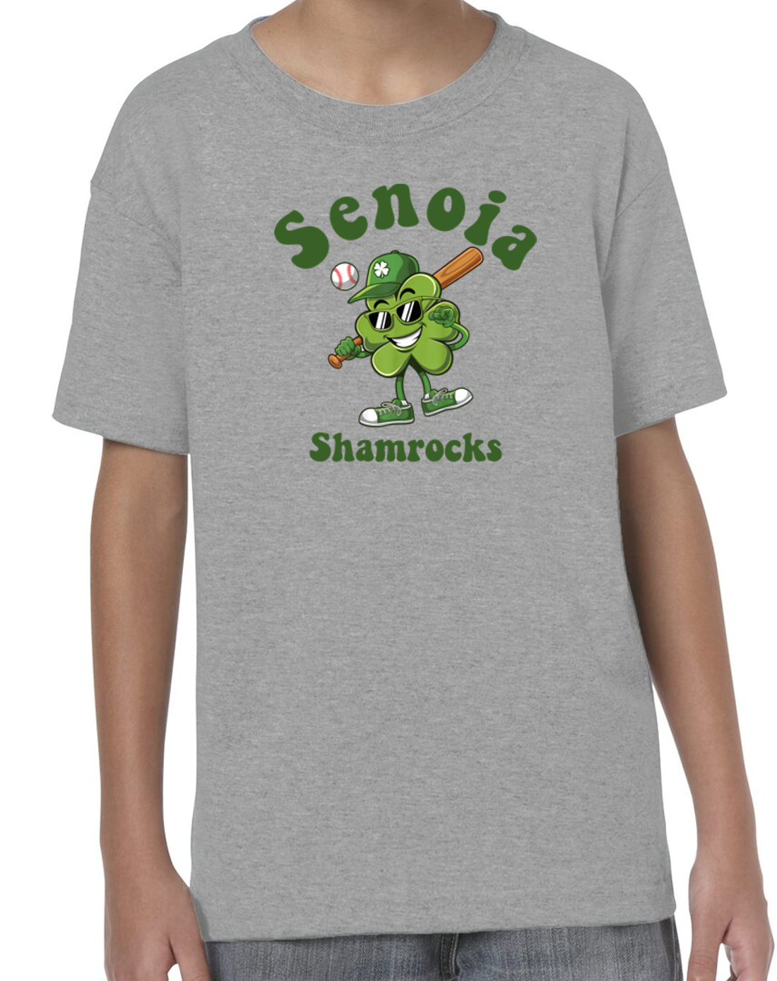 Senoia Shamrock Baseball Toddler Short Sleeve T-Shirt