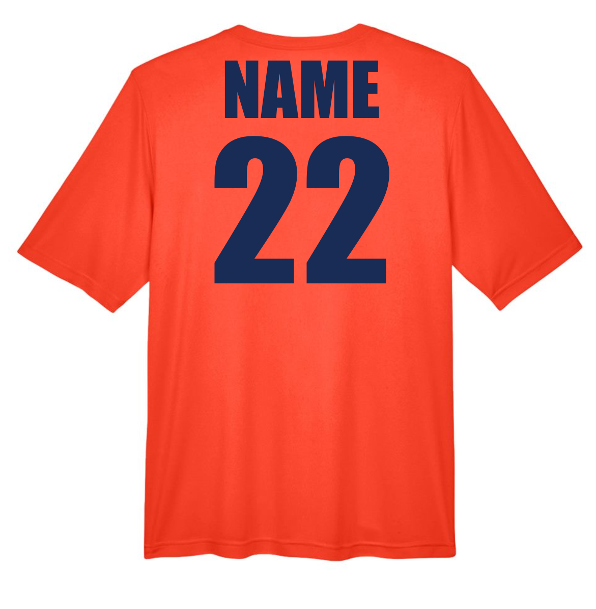 Smokies Baseball Circle Orange Short Sleeve Dri-fit T-shirts w/ Personalization