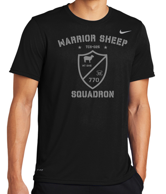 TCS Soccer Warrior Nike Black Short Sleeve Dri-Fit T-Shirt w/ Personalization