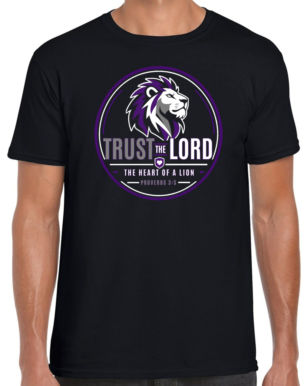 TCS Middle School & Upper Elementary Trust The Lord Logo Short Sleeve T-Shirt