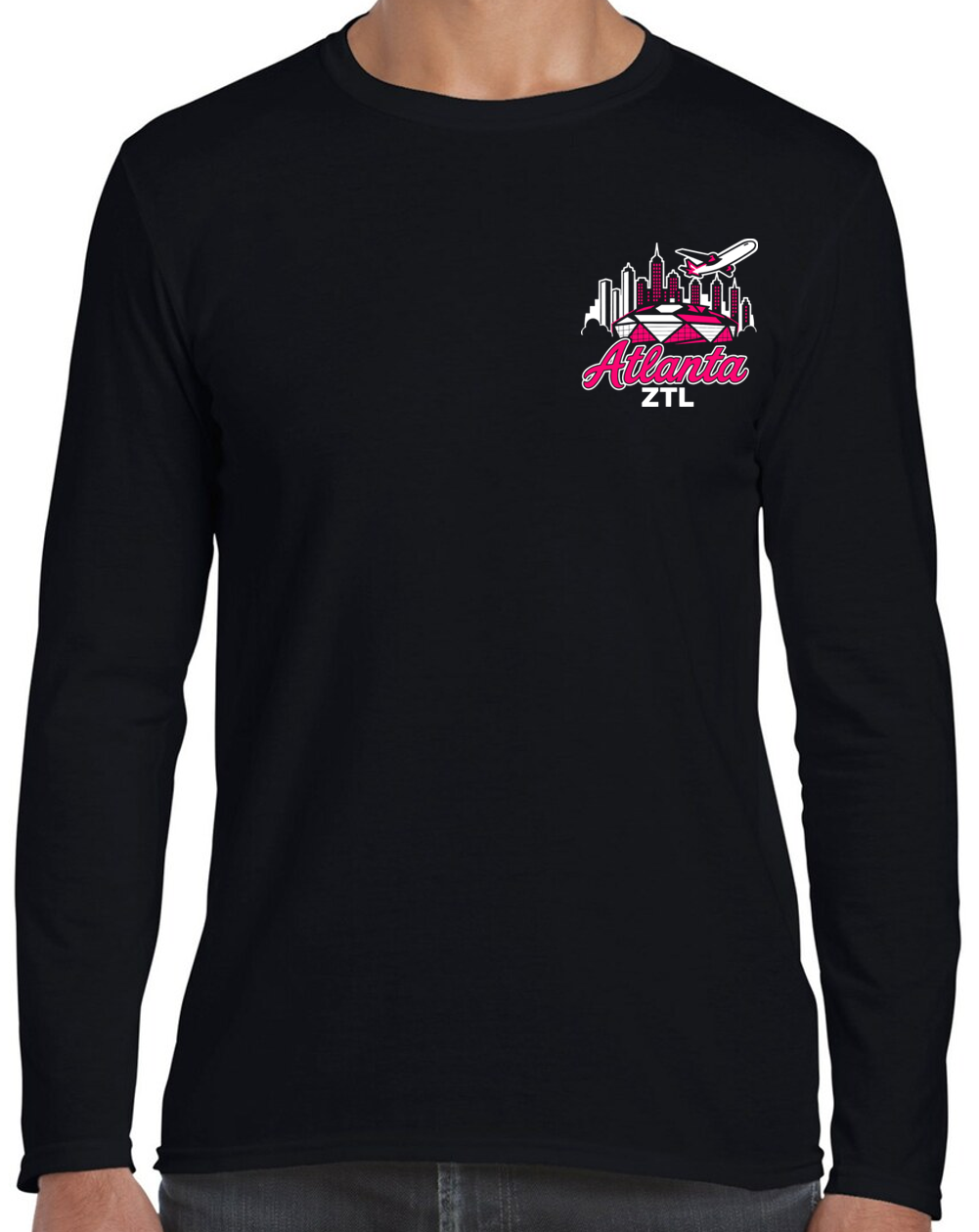 Atlanta Center Breast Cancer Long Sleeve Cotton T-shirts