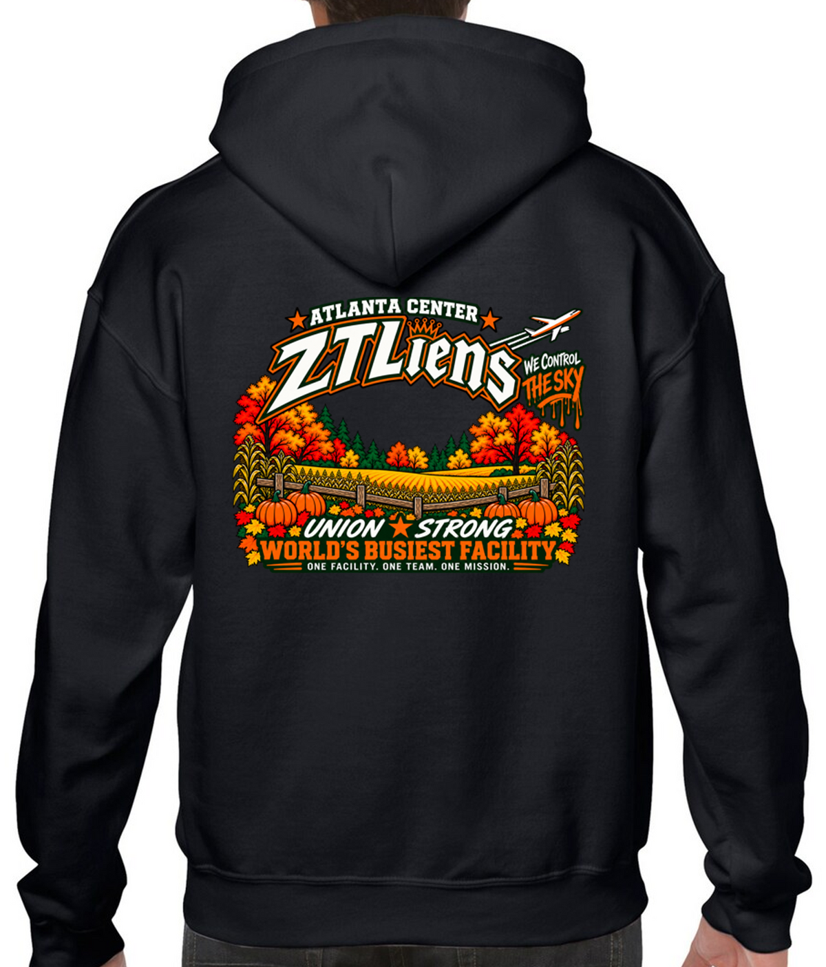 Atlanta Center Fall Cotton Hoodie Sweatshirt