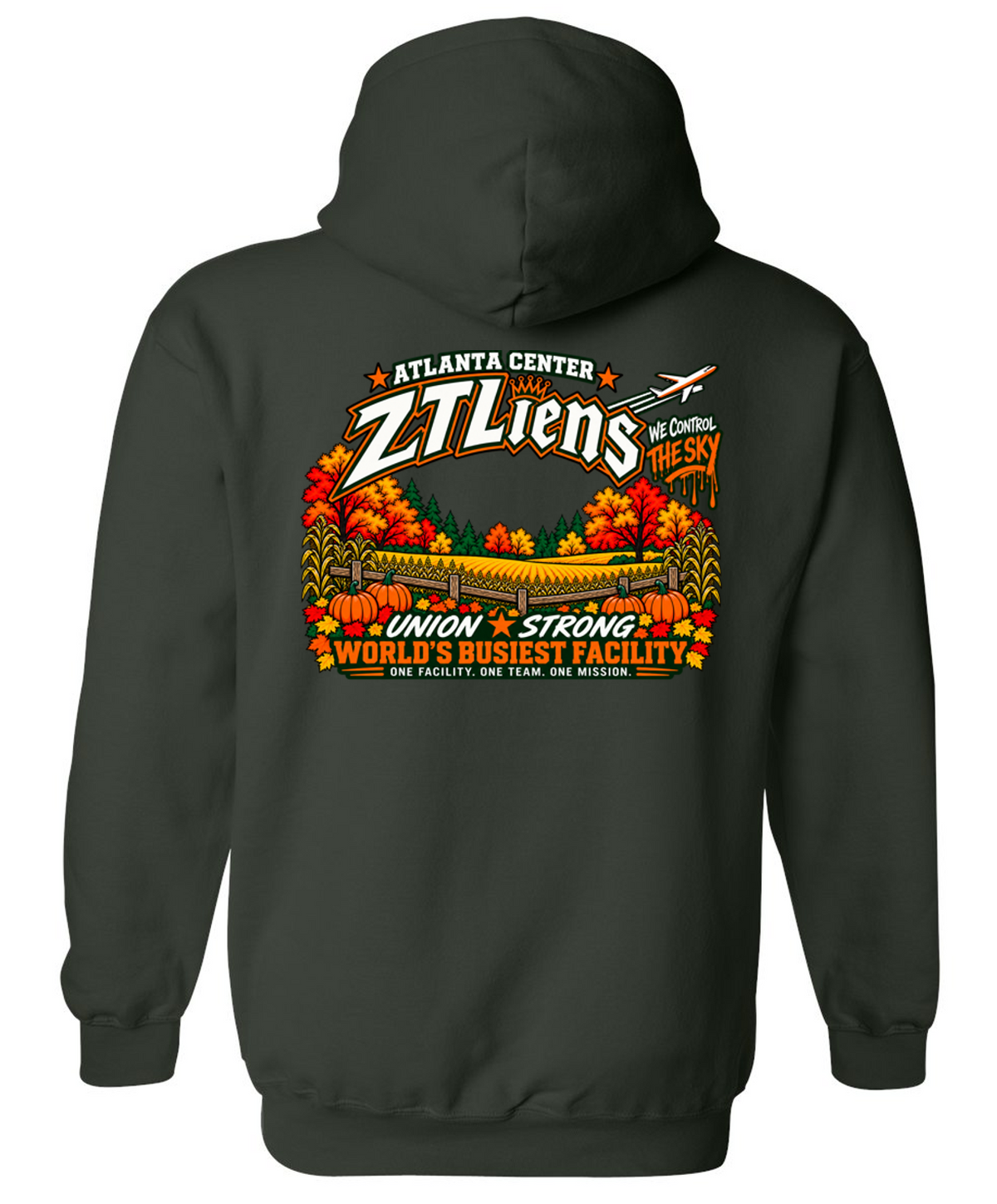 Atlanta Center Fall Cotton Hoodie Sweatshirt