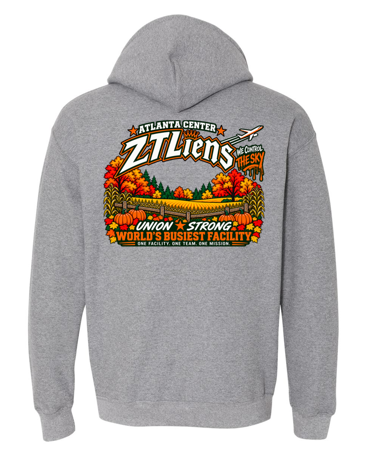 Atlanta Center Fall Cotton Hoodie Sweatshirt