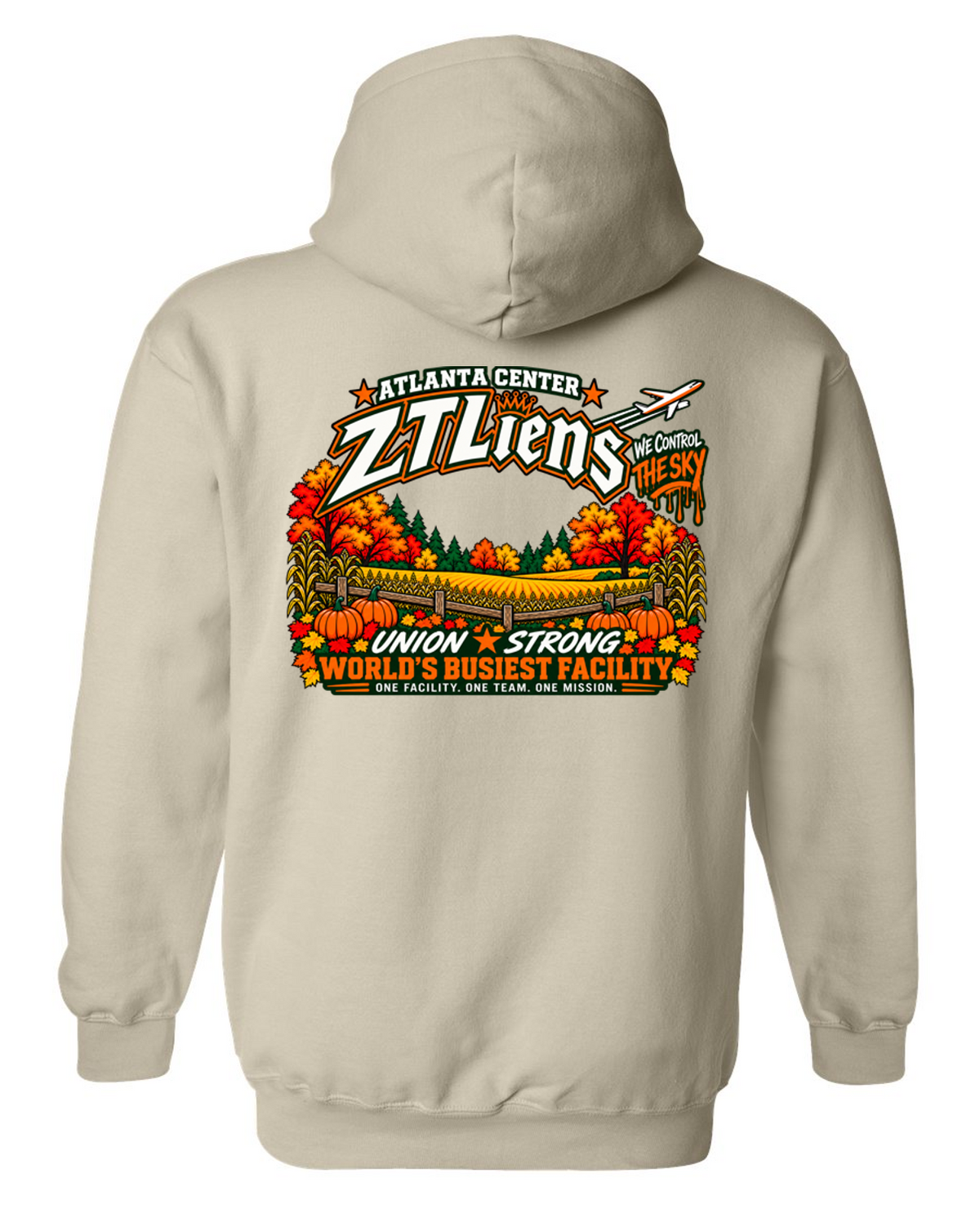 Atlanta Center Fall Cotton Hoodie Sweatshirt