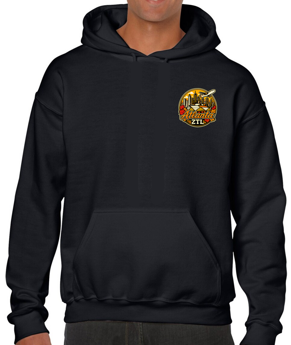 Atlanta Center Fall Cotton Hoodie Sweatshirt