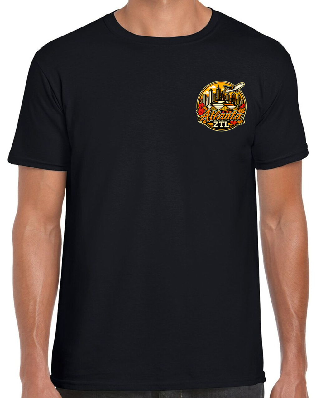 Atlanta Center Fall Short Sleeve Cotton T-Shirt