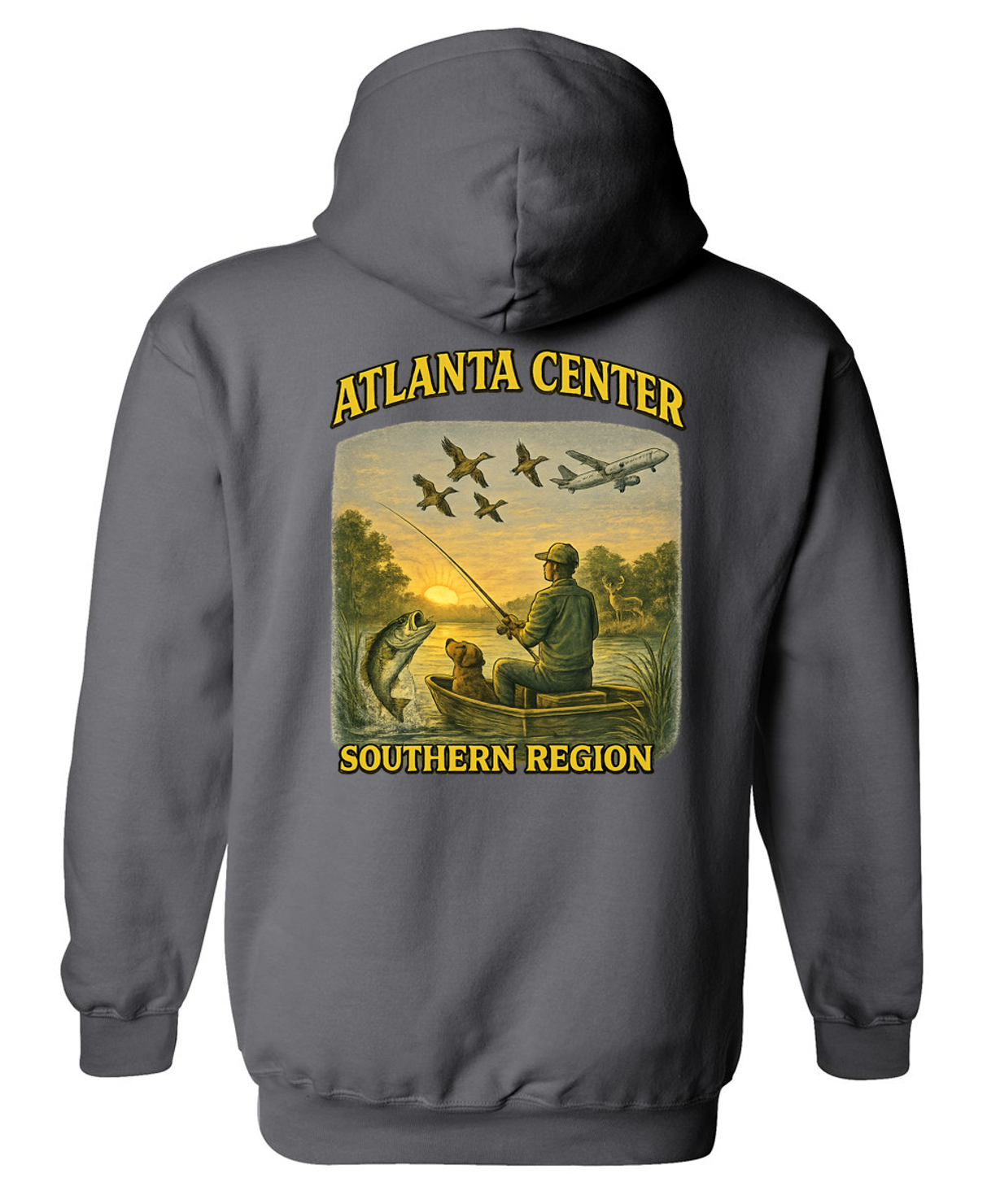 Atlanta Center Outdoor Cotton Hoodie Sweatshirt