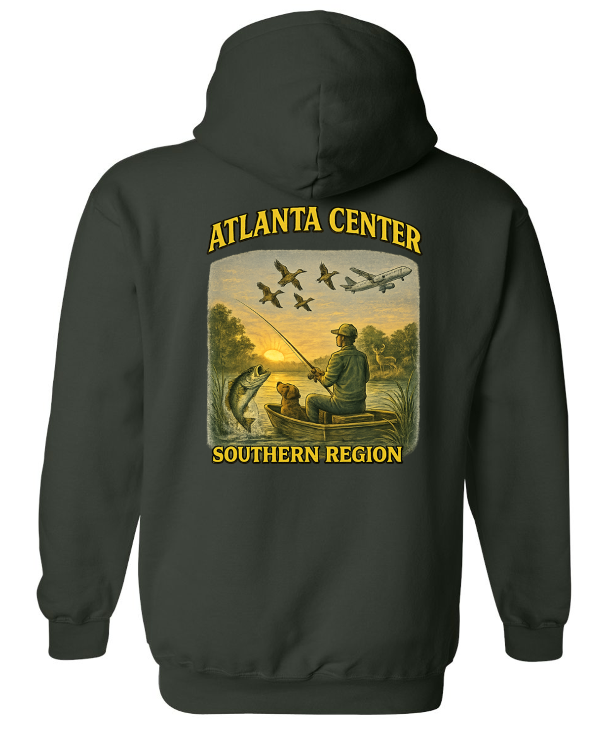 Atlanta Center Outdoor Cotton Hoodie Sweatshirt