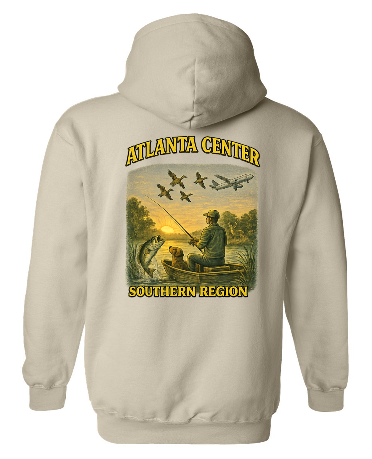 Atlanta Center Outdoor Cotton Hoodie Sweatshirt