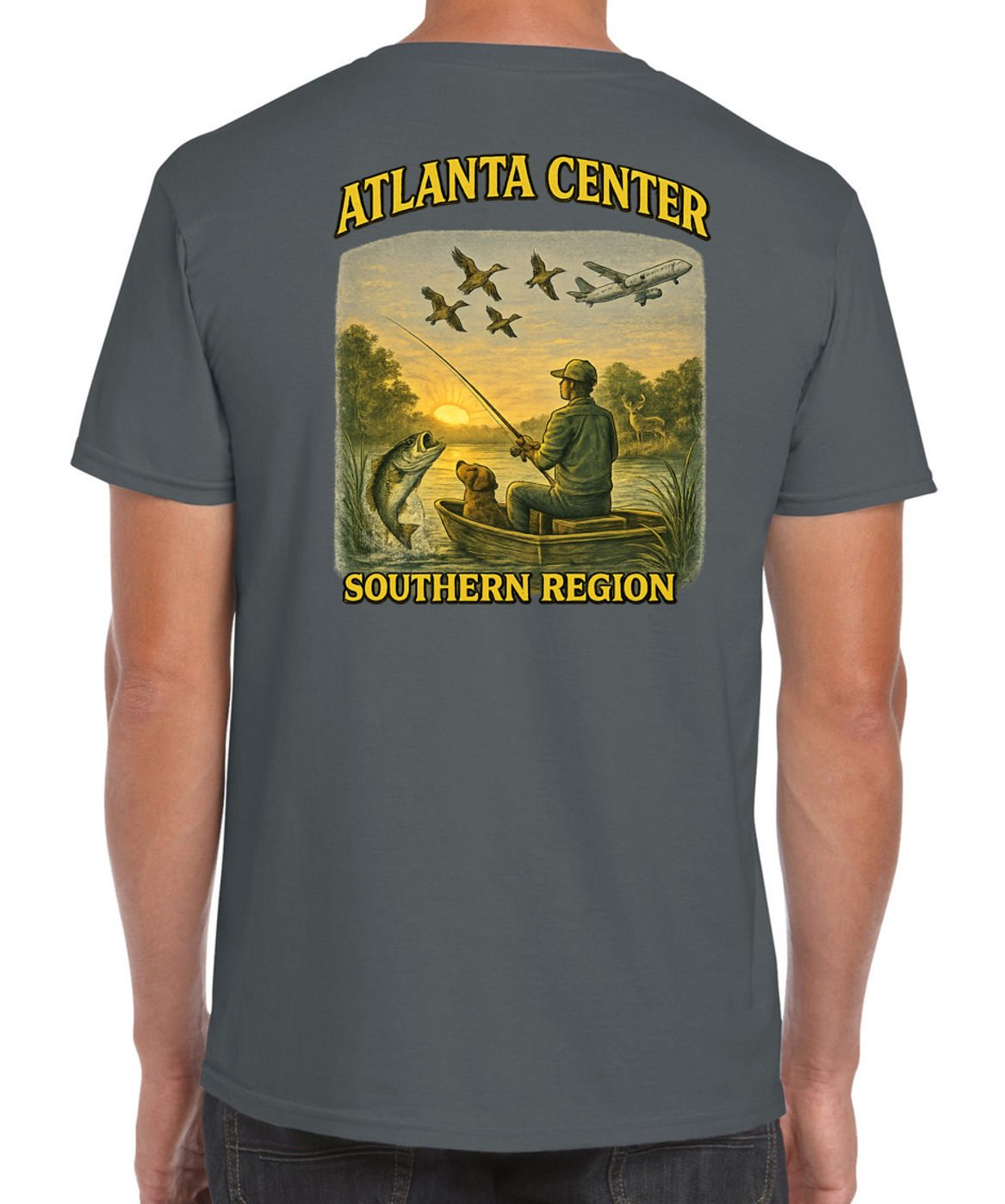 Atlanta Center Outdoor Short Sleeve Cotton T-Shirt