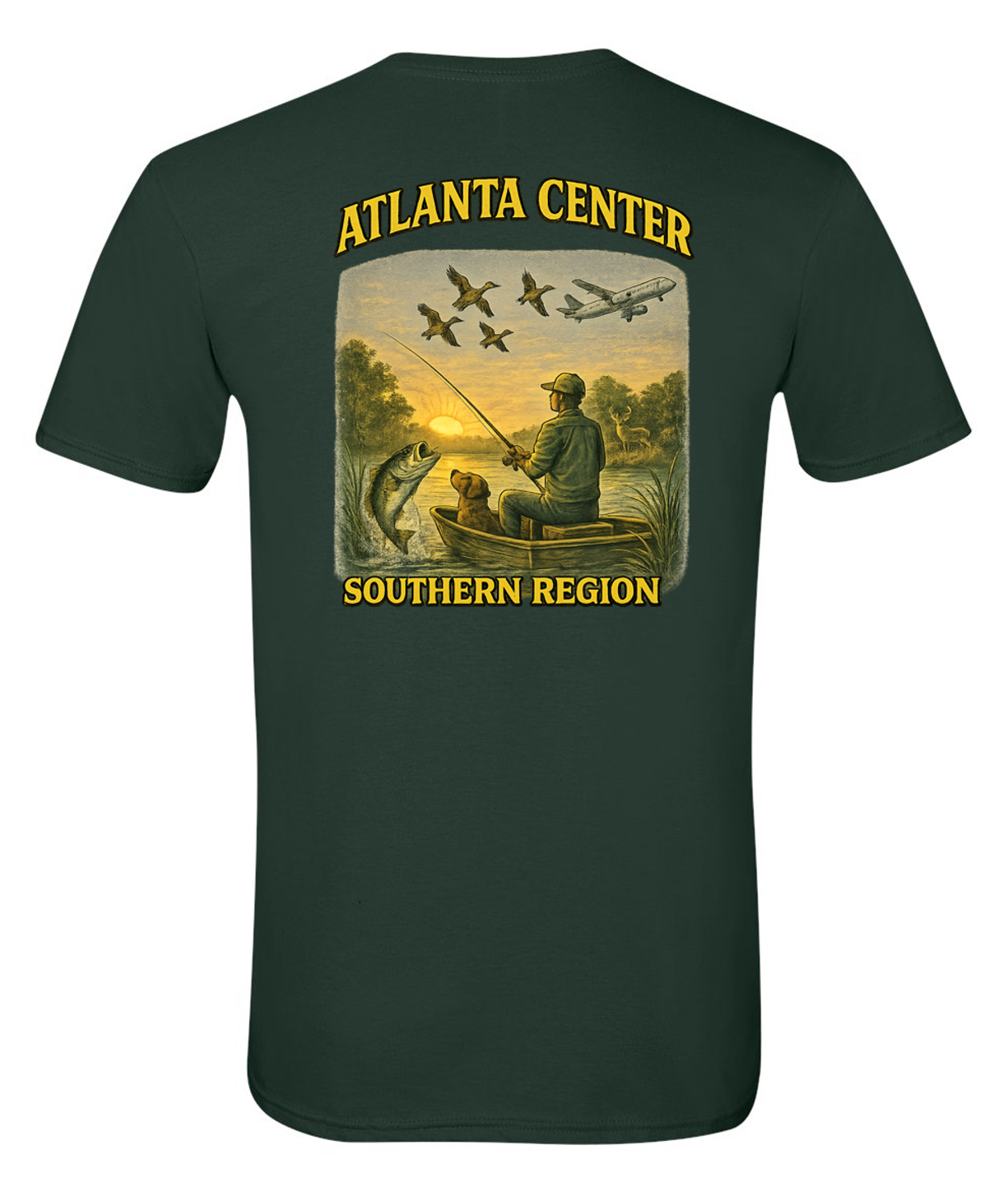 Atlanta Center Outdoor Short Sleeve Cotton T-Shirt