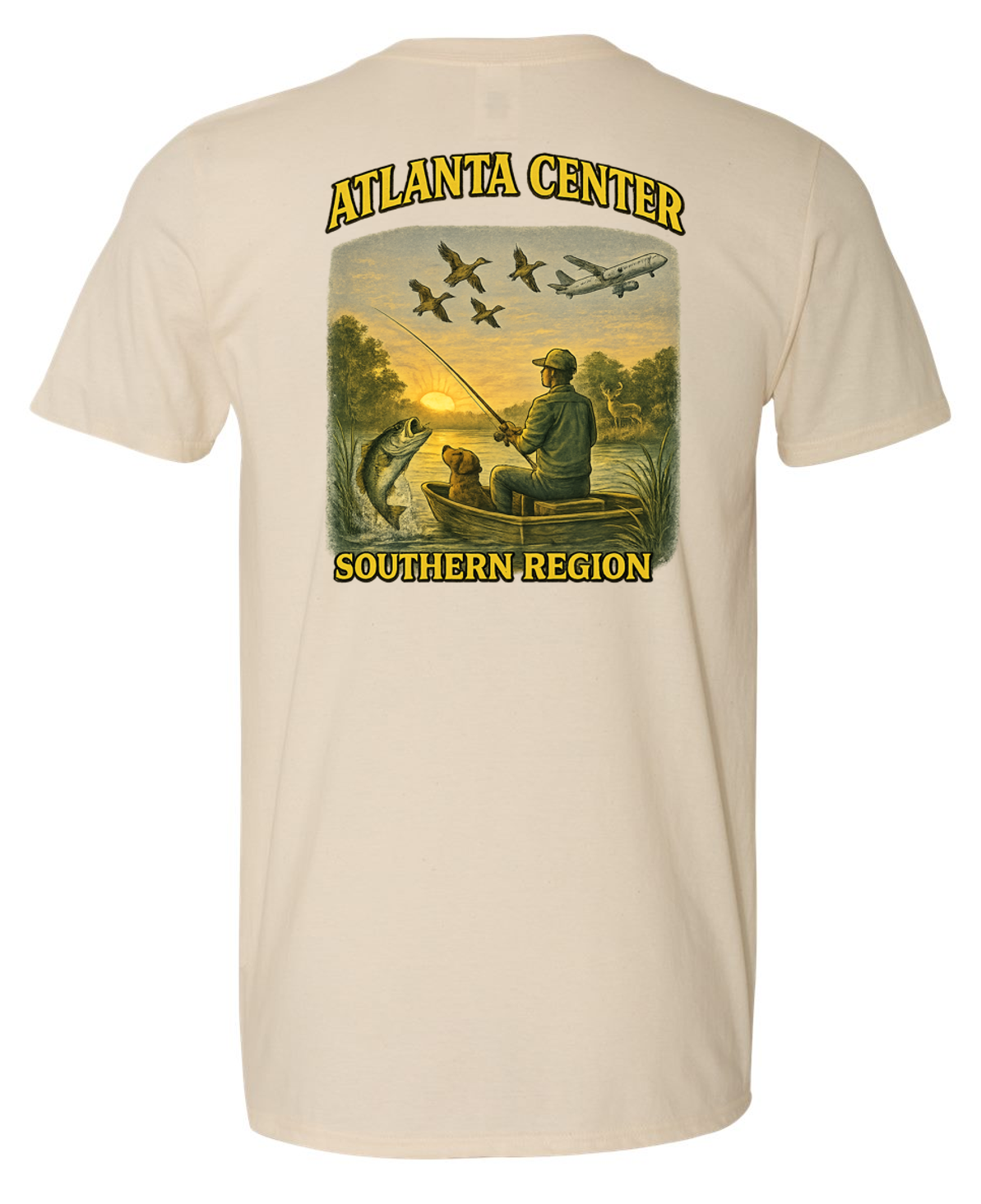 Atlanta Center Outdoor Short Sleeve Cotton T-Shirt