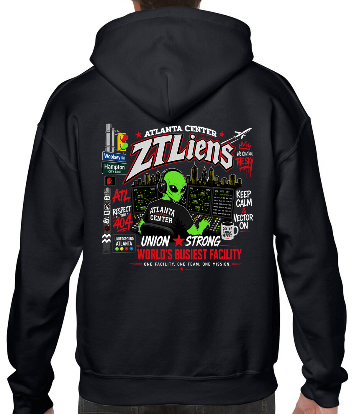 Atlanta Center ZTLiens Cotton Hoodie Sweatshirt