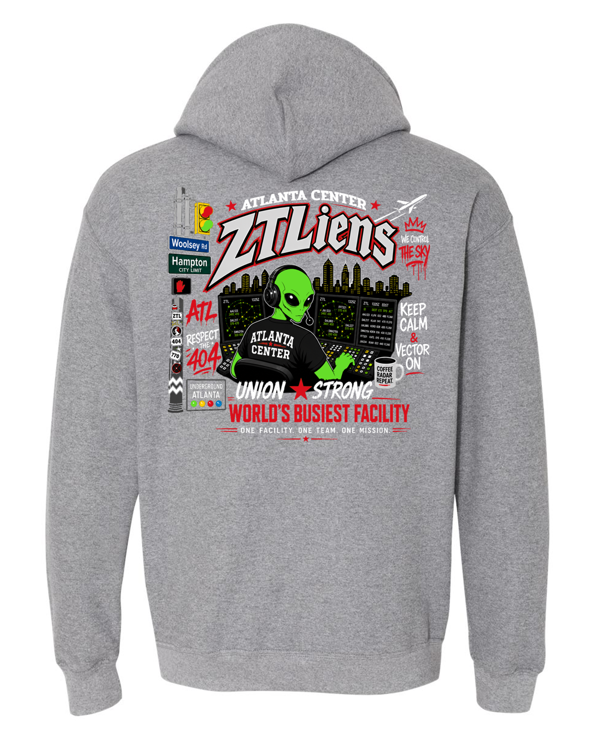 Atlanta Center ZTLiens Cotton Hoodie Sweatshirt