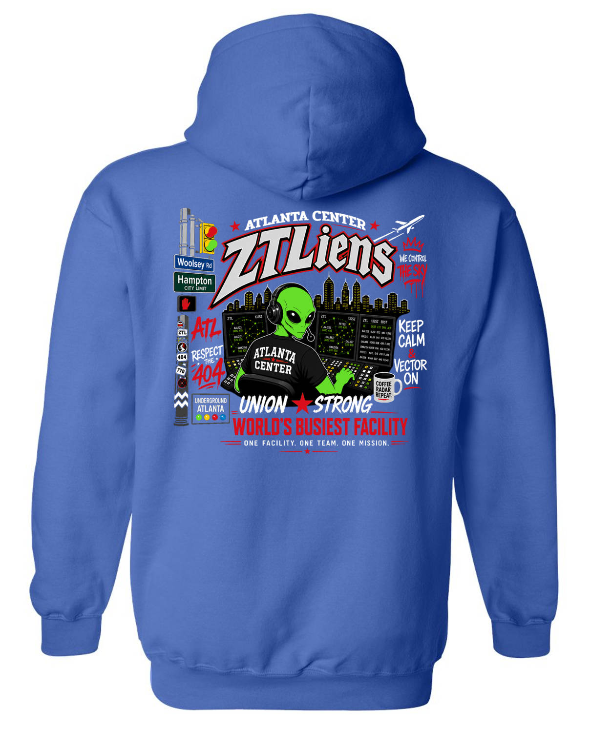 Atlanta Center ZTLiens Cotton Hoodie Sweatshirt