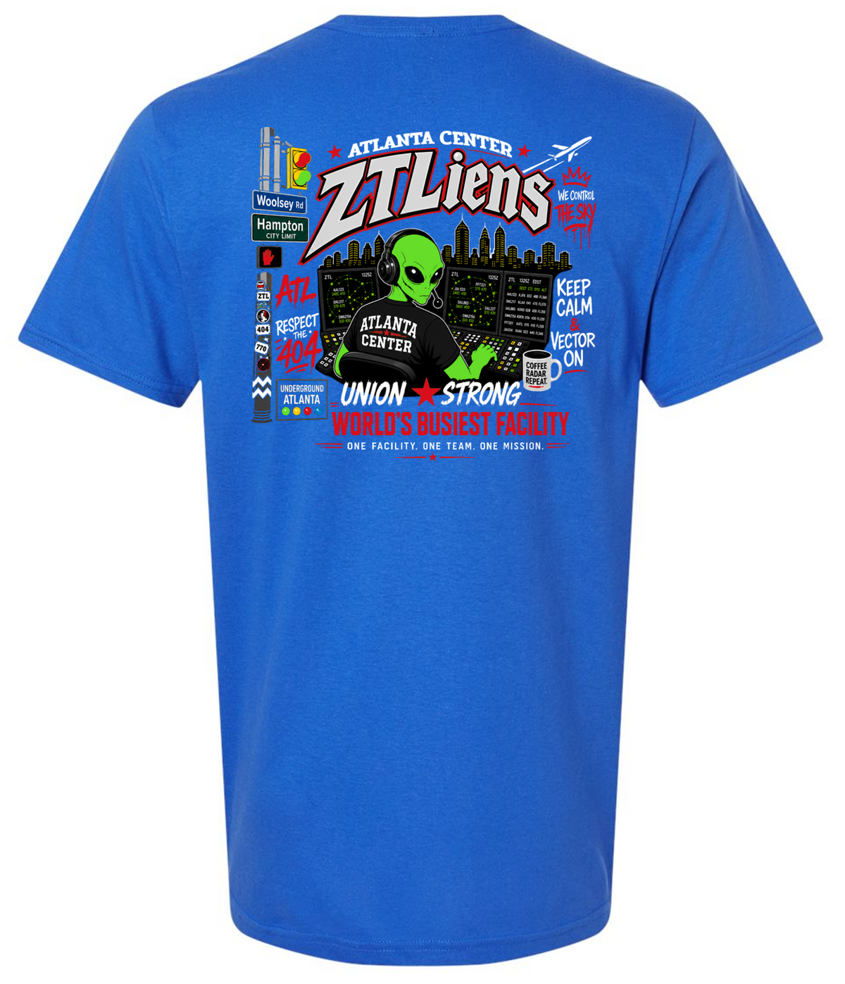 Atlanta Center ZTLiens Short Sleeve Cotton T-Shirt