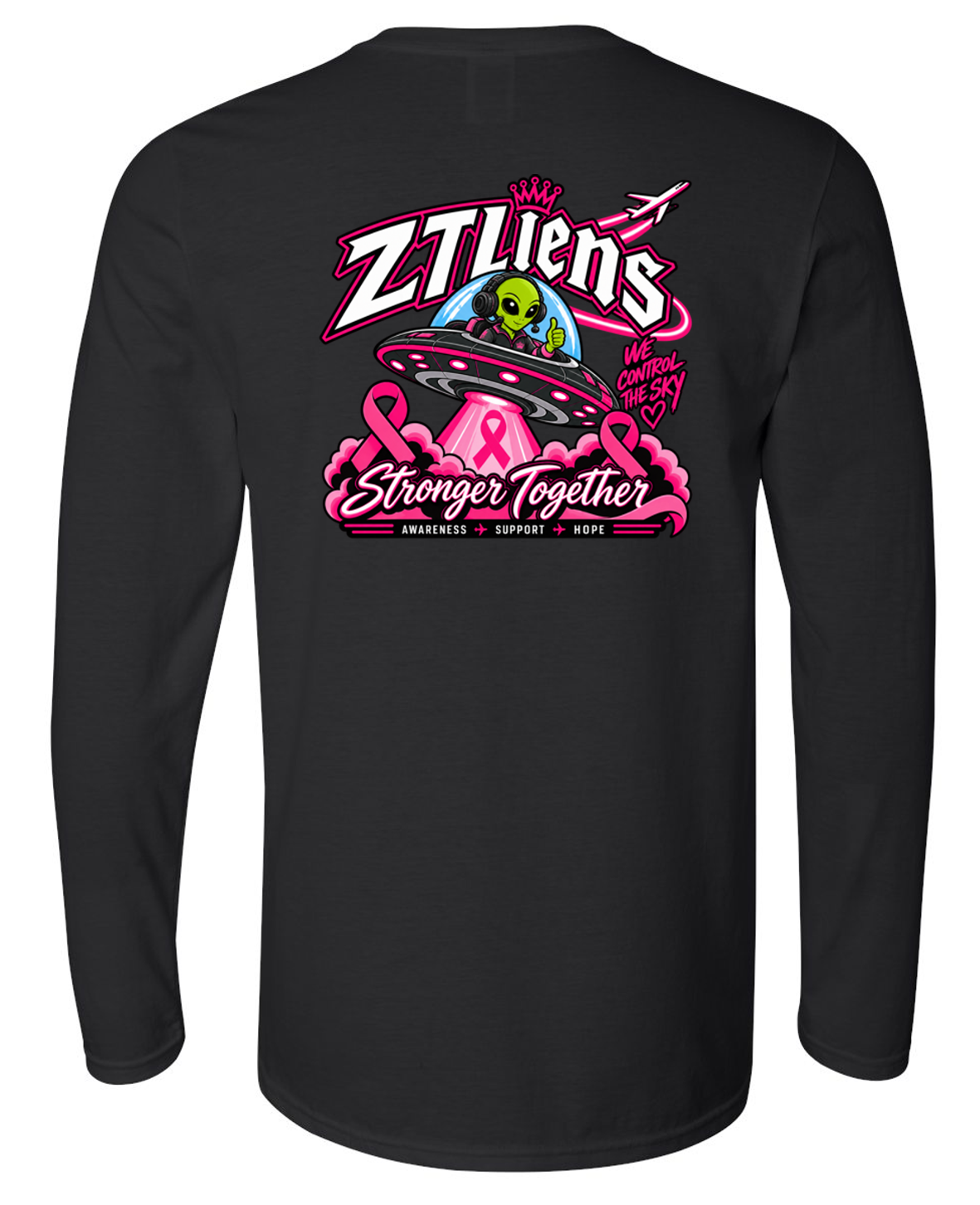 Atlanta Center Breast Cancer Long Sleeve Cotton T-shirts