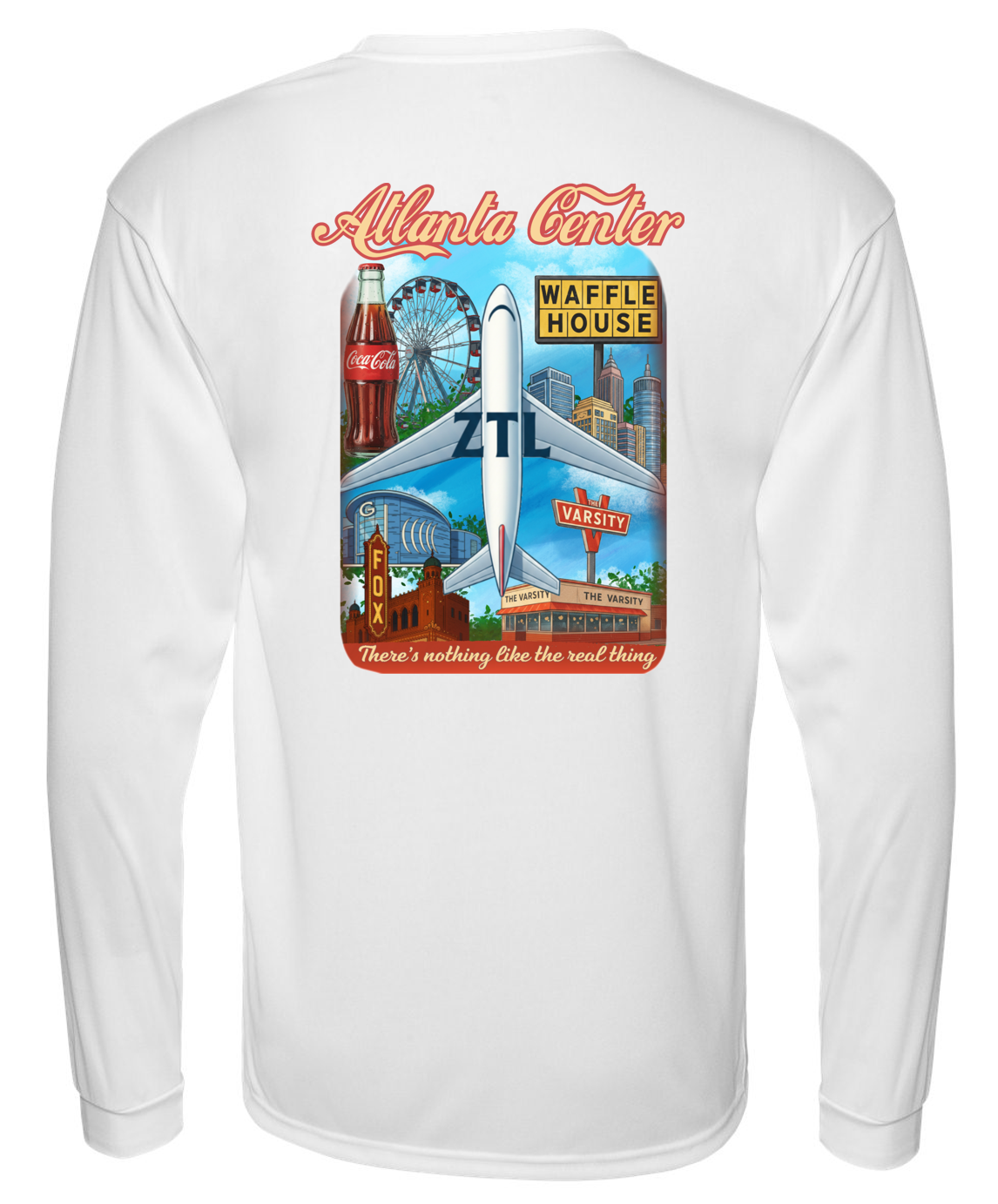 Atlanta Center Skyline Long Sleeve Dri-Fit T-Shirt