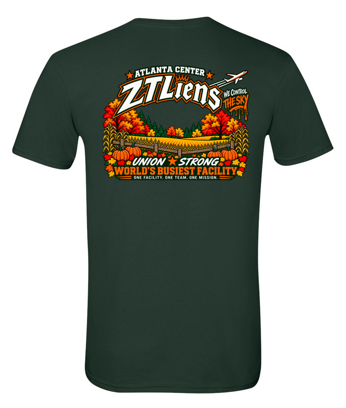 Atlanta Center Fall Short Sleeve Cotton T-Shirt