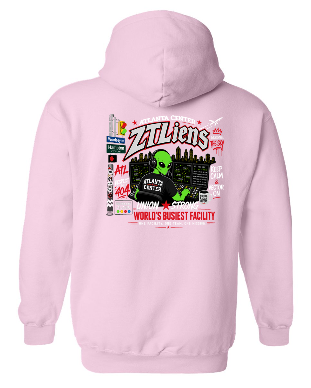 Atlanta Center ZTLiens Cotton Hoodie Sweatshirt