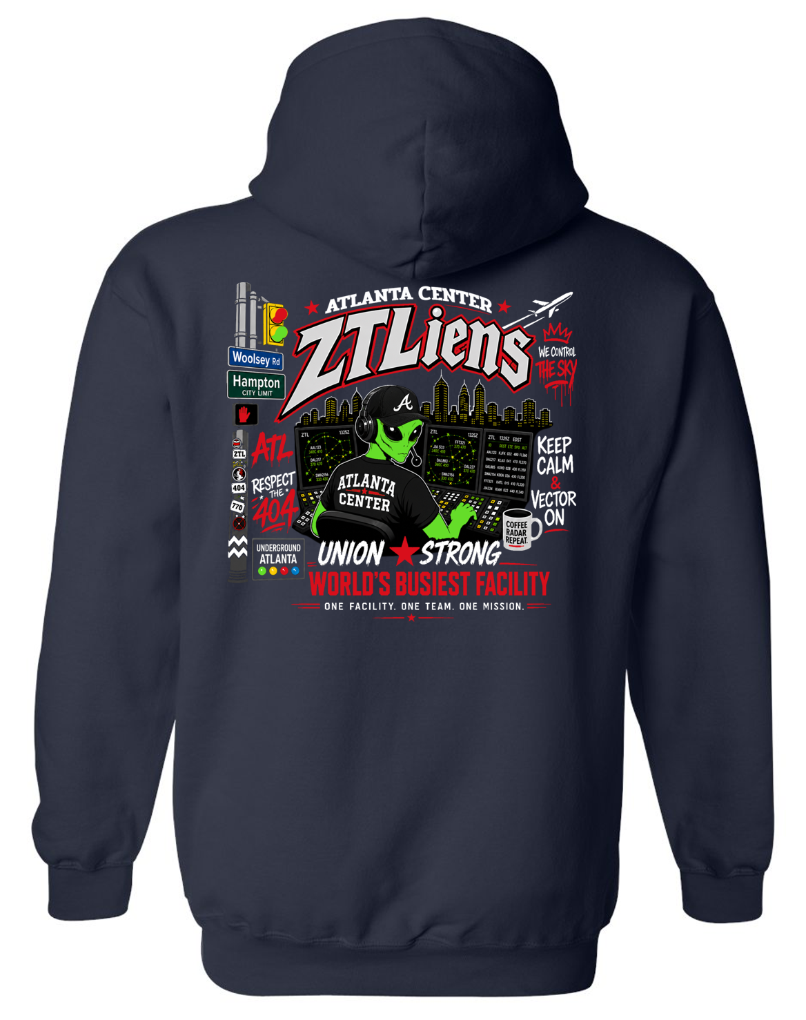 Atlanta Center ZTLiens Cotton Hoodie Sweatshirt