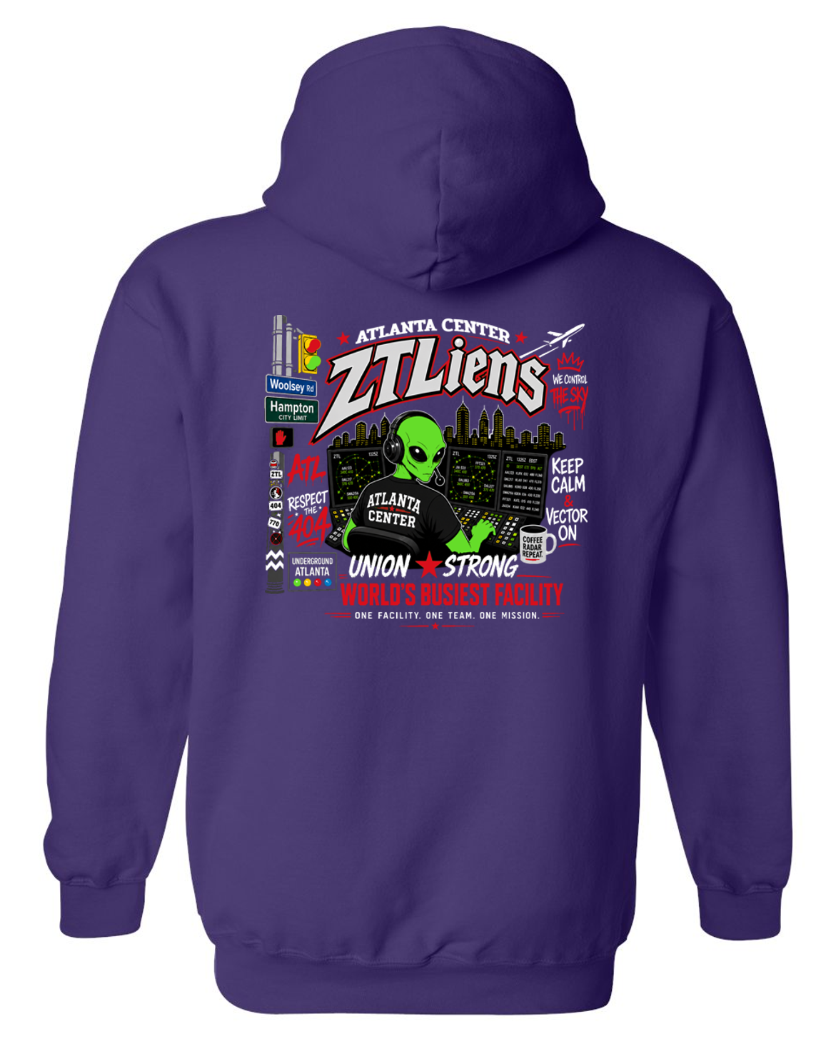 Atlanta Center ZTLiens Cotton Hoodie Sweatshirt