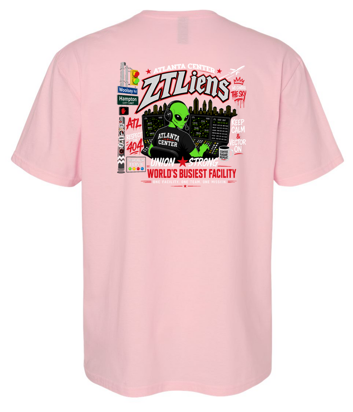 Atlanta Center ZTLiens Short Sleeve Cotton T-Shirt