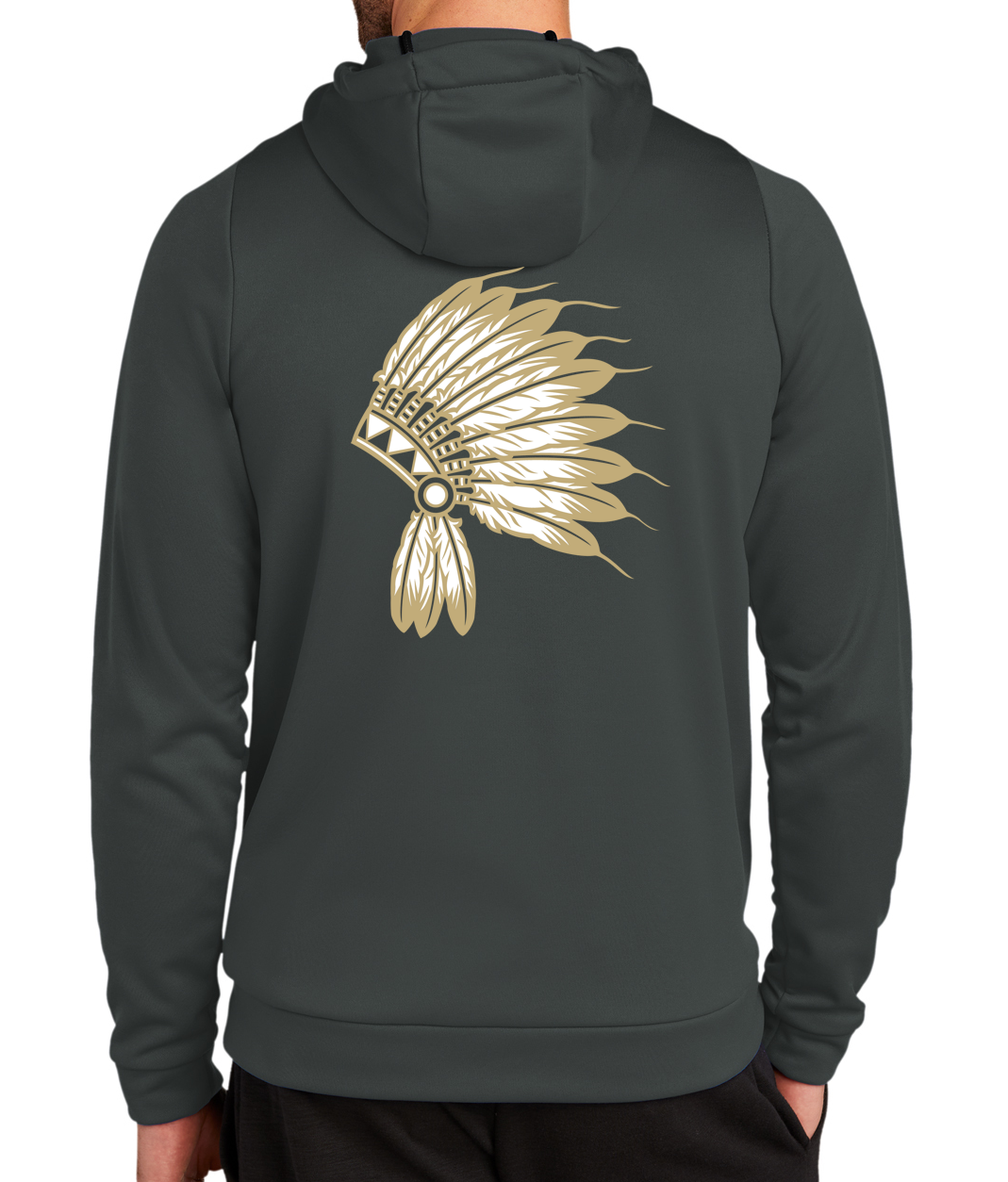 EC Middle Logo w/ Arrow Nike Brand Adult Performance Hoodie Sweatshirt