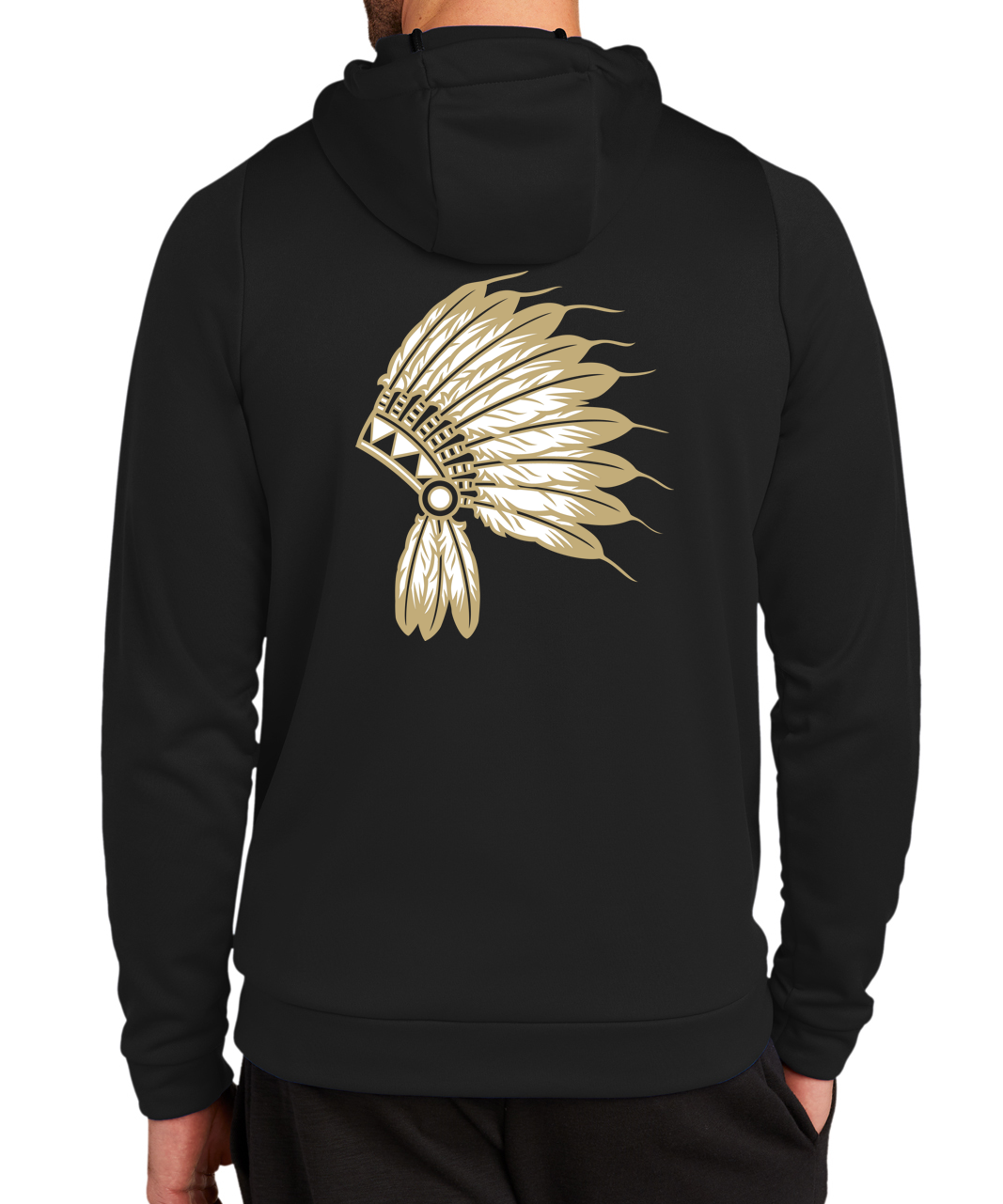 EC Middle Logo w/ Arrow Nike Brand Adult Performance Hoodie Sweatshirt