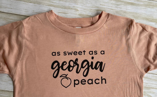 Georgia Peach Youth Short Sleeve T-Shirt