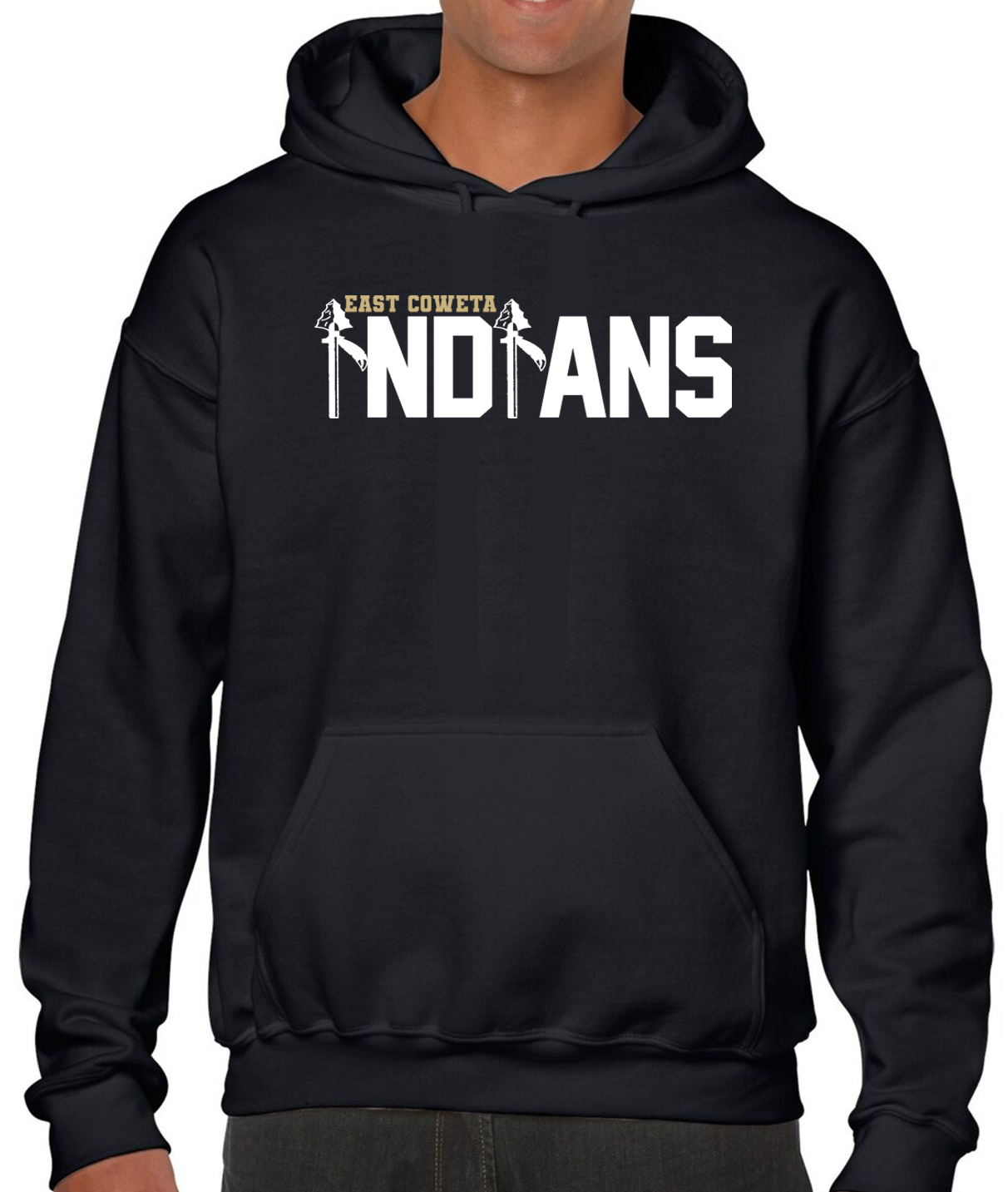 EC Middle Indians Word Cotton Hoodie Sweatshirt