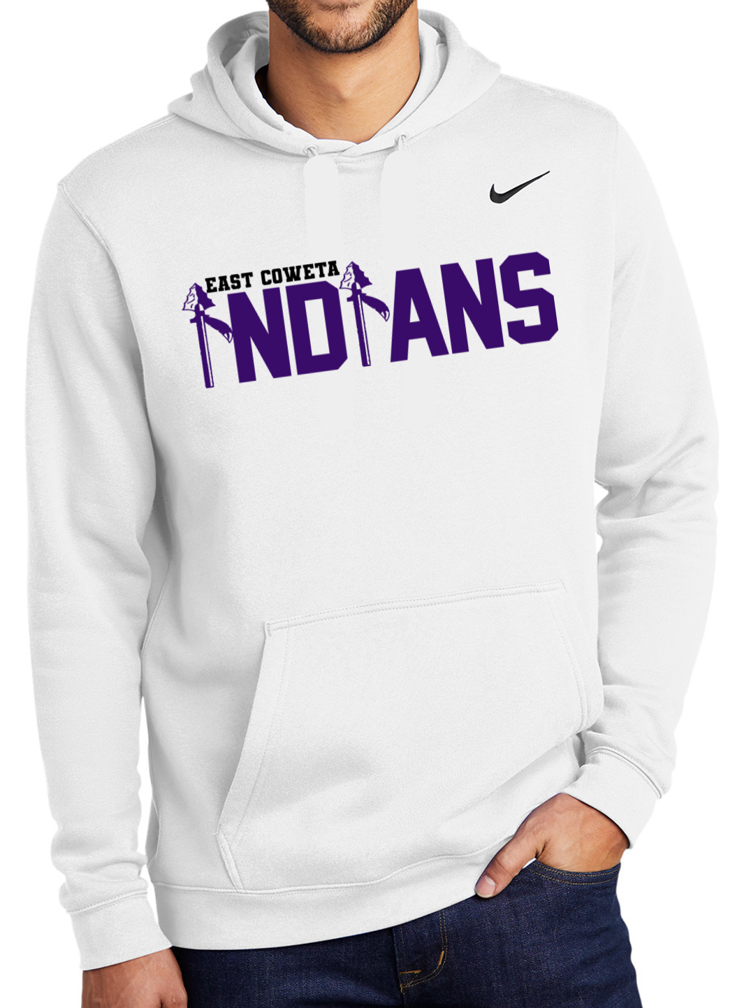 EC Middle Indians Word Nike Brand Cotton Hoodie Sweatshirt