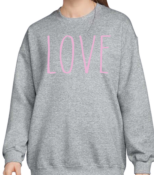 Love Crewneck Sweatshirt