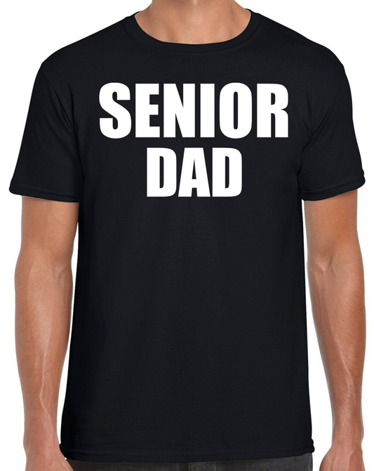 Senior Dad Black Short Sleeve T-Shirt